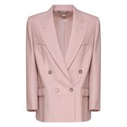 Oversized dusty pink blazer