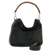 Pre-owned Suede handbags