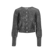 Grå Mohair Petit Cardigan