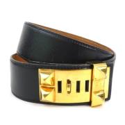 Pre-owned Leather belts