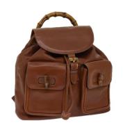 Pre-owned Leather backpacks