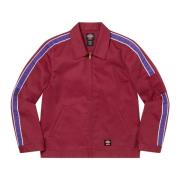 Begrenset opplag Stripe Eisenhower Jakke Maroon