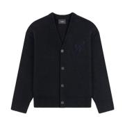 Svart Signature Cardigan Sweaters