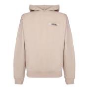 Beige Sweatshirt Stilig Komfortabel Aw24