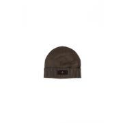 Militærgrønn Ullblanding Beanie