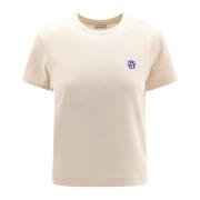 Beige Crew-neck T-shirt Regular Fit