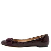 Pre-owned Leather flats