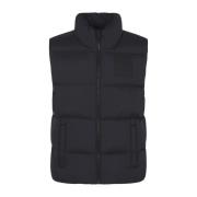 Svart Kings Puffer Vest Klær