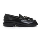 Svart Tassel Loafer Sko