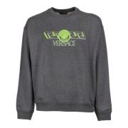 Grå Sweatshirt - Regular Fit - Passer for alle temperaturer - 100% Bom...