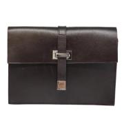 Pre-owned Leather clutches