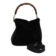 Pre-owned Suede handbags