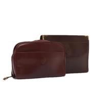 Pre-owned Leather clutches