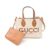 Pre-owned Canvas gucci-bags