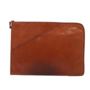 Pre-owned Leather pouches