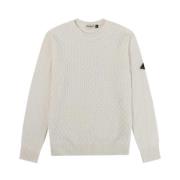 Hvit Stilig Pullover Sweatshirt Aw24