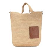 Pre-owned Raffia totes