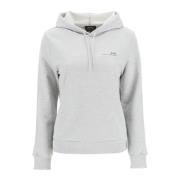 Kontrast Logo Lettvekts Hoodie