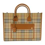 Vintage Check Tote Bag Freya