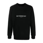 Svart Sweatshirt for Menn Aw24