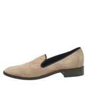 Pre-owned Suede flats