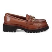 Brune Skinnloafers for Kvinner