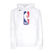 NBA Fleece Essential Hoodie Hvit