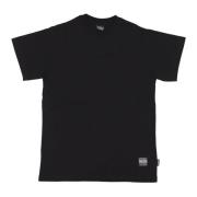 Svart Logo Label Tee Kortermet