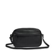 Svart Crossbody Veske med Glidelåslukking