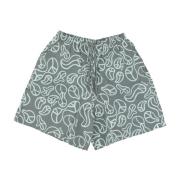 Bred Salvie Dame Shorts All Over Print