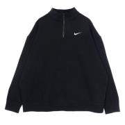 Klassisk Trend Fleece Quarter Zip Sweatshirt