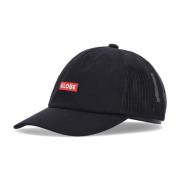 Svart Trucker Cap med bøyd skygge