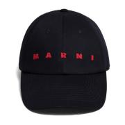 Svart Bomull Baseball Cap