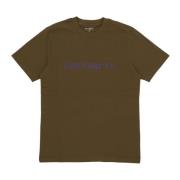 Script Tee Highland/cassis Kortermet T-skjorte