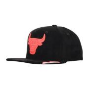 Chicago Bulls Snapback Lue Svart/Fuchsia