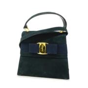 Pre-owned Suede handbags