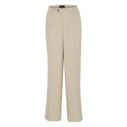 Champagne Beige High Waist Bukser