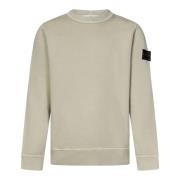 Beige Sweatshirt Aw24 Stilig Logo Badge