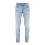 Vintage Distressed Slim Fit Jeans