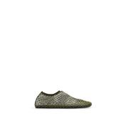 Mesh Krystall Ballerina Flats