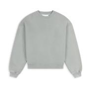 Vintage Typo Sweatshirt Ocean Grey