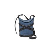 Curve Hobo Bag - Denim/Svart - Bomull