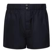 Blå Bomull Boxershorts