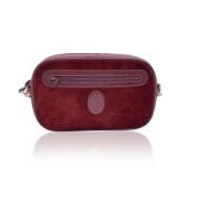 Pre-owned Suede clutches