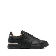 Hexagon Casual Trainers i svart skinn