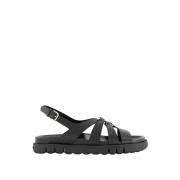 Solstråle Mønster Skinn Sandal