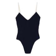 Blå Casual Badetøy Soft One-Piece