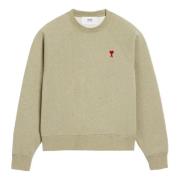 Casual Beige Bomull Sweatshirt