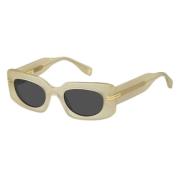 Beige Acetat Dame Solbriller