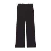 Sort Wide Leg Bomull Culotte Jeans